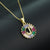 New Diamond Diamond Zirconium 26 Letter Necklace Simple Zircon English Pendant Wholesale