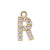 New Diy English Letter Micro Zircon Pendant Copper Pendant