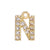 New Diy English Letter Micro Zircon Pendant Copper Pendant