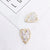 New Diy Ornament Accessories Translucent Drip Love Five-Pointed Star Pendant For Girls Rhinestone Pearl Earring Pendant