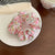 New Fabric Floral Colony Hair Ring Sweet Girl Hair Accessories Colon Ring Hair Rope Hair Rope Ring Small Fresh Headwear