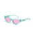 New Fashion Cat Eye Glasses Women's And Men's Big Face Metal Sunglasses