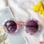 New Fashion Children's Sunglasses Anti-ultraviolet Radiation Round Glasses Wholesale