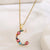 New Fashion Color Zircon Necklace