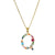 New Fashion Color Zircon Necklace