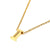 New Fashion Creative Gold 26 English Letters Stainless Steel Necklace