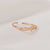 New  Fashion  Letter   Open Index Finger Single Ring  Personality Simple Twelve Constellation Ring