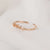 New  Fashion  Letter   Open Index Finger Single Ring  Personality Simple Twelve Constellation Ring