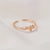 New  Fashion  Letter   Open Index Finger Single Ring  Personality Simple Twelve Constellation Ring