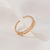 New  Fashion  Letter   Open Index Finger Single Ring  Personality Simple Twelve Constellation Ring