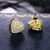 New Fashion Micro-set Zircon Heart Shaped Copper Earrings Wholesale