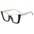 New Fashion Retro Triangle Cat Eye Plain Glasses  Internet Celebrity  Plain Street Shot Anti-Blue Light Spectacle Frame