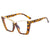 New Fashion Retro Triangle Cat Eye Plain Glasses  Internet Celebrity  Plain Street Shot Anti-Blue Light Spectacle Frame