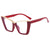 New Fashion Retro Triangle Cat Eye Plain Glasses  Internet Celebrity  Plain Street Shot Anti-Blue Light Spectacle Frame