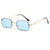 New Fashion Square Frameless Uv Protection Pc Sunglasses