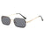 New Fashion Square Frameless Uv Protection Pc Sunglasses