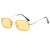 New Fashion Square Frameless Uv Protection Pc Sunglasses