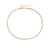 New Fashion Twist Chain 14k Gold Plated Stainless Steel Necklace