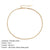 New Fashion Twist Chain 14k Gold Plated Stainless Steel Necklace