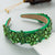 New Fashionable Fabric Rhinestone Headband Women's Retro Baroque Bright Hair Accessories