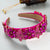 New Fashionable Fabric Rhinestone Headband Women's Retro Baroque Bright Hair Accessories