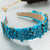 New Fashionable Fabric Rhinestone Headband Women's Retro Baroque Bright Hair Accessories