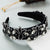 New Fashionable Fabric Rhinestone Headband Women's Retro Baroque Bright Hair Accessories