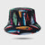 New Fisherman Hat Personality Simple And Colorful Wild Flat Top Double-sided Can Wear Basin Hat