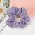 New Flash Cloth Large Intestine Hair Ring Star Hair Ring Bright Silk Fabric Head Ring Fashion Head Flower