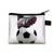 New Football Children's Coin Purse Student Portable Card Bag Coin Key Storage Bag Polyester Clutch Bag For Hair