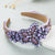 New Gorgeous Crystal Baroque Retro Wide-brimmed Butterfly Inlaid Zircon Headband