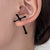 New Gothic Sword Women's Ear Studs Niche Retro Cross Blood Dagger Personalized Earrings