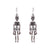 New Halloween Punk Style Skull Pendant Ear Hook Earrings