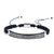 New Hot-selling 6mm Frosted Stone Crown Three-cut Round Leather Strap Beaded Copper Bracelet For Women