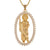 New Inlaid Zircon Madonna Of Death Pendant Necklace Wholesale