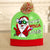 New  Knitted Woolen Colorful Luminous Knitted  Christmas Hat