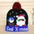 New  Knitted Woolen Colorful Luminous Knitted  Christmas Hat