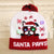 New  Knitted Woolen Colorful Luminous Knitted  Christmas Hat