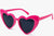 New Ladies Heart Large Frame Sunglasses Harajuku Fashion Sunglasses