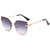 New Ladies Large Frame Cat Eye Gradient Sunglasses