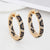 New Leopard Print Zircon Earrings Fashion Copper Gold-plated Full Diamond Variety Of Earrings Jewelry