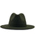 New Multicolor Wide Brim Woolen Hat Jazz Hat