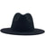 New Multicolor Wide Brim Woolen Hat Jazz Hat