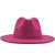 New Multicolor Wide Brim Woolen Hat Jazz Hat