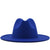 New Multicolor Wide Brim Woolen Hat Jazz Hat