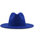 New Multicolor Wide Brim Woolen Hat Jazz Hat