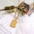 Fashion Letter 304 Stainless Steel 18K Gold Plated Plating Pendant Necklace