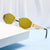 New Oval Sunglasses  Hot Lenses Small Round Metal Fashion Sunglasses Men And Women