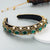 New Personality Alloy Diamond Inlaid Pearl Flannel Sponge Hair Accessories