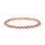 New Popular Beaded Stretch Bracelets Color Preservation Plating 8mm Copper Bead Bracelet Wholesale